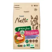 Ração Premier Nattu Grain Free Cães Adultos Porte Pequeno Frango